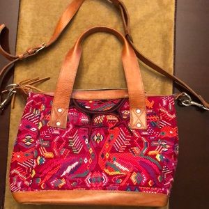 OOAK huipil purse